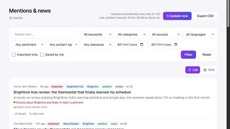 Mentions & news